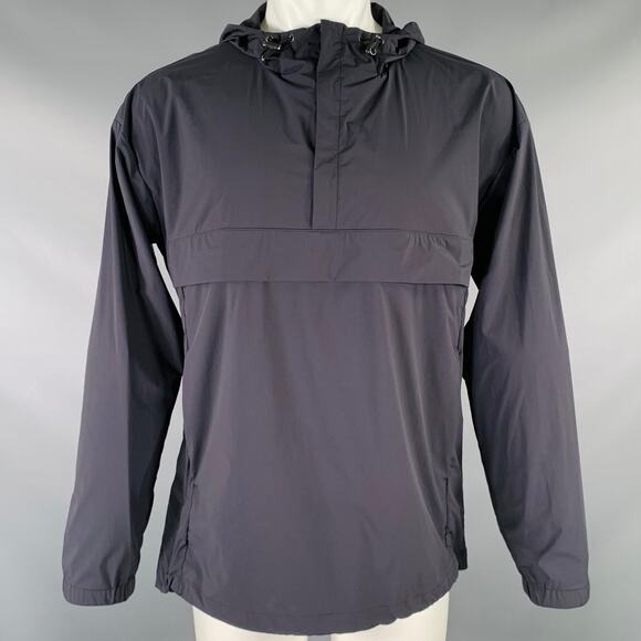 THEORY Size S Black Nylon Blend Zip Pockets Jacket - Picture 1 of 6